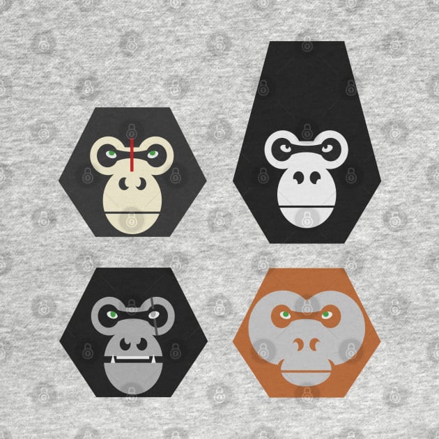 Planet of the Primates (Faded) by chriswig